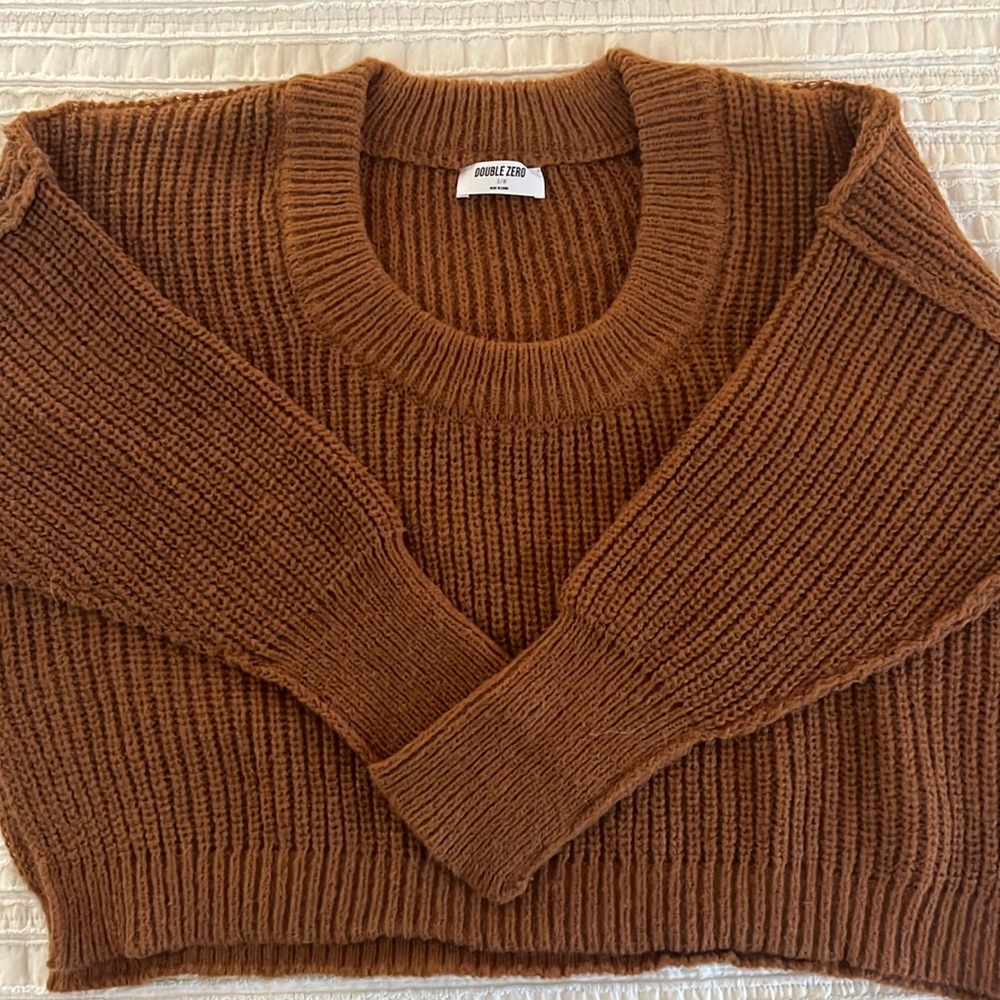 Orange sweater-Size S/M